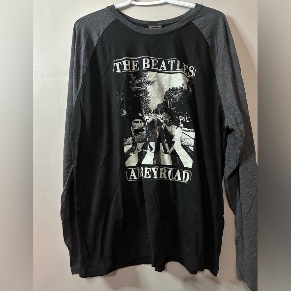 The Beatles long sleeve grey shirt